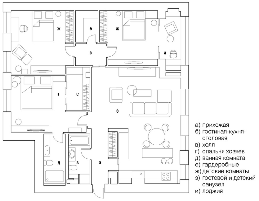 Новая жизнь старой квартиры в сталинке. Уютный современный интерьер в авторском стиле