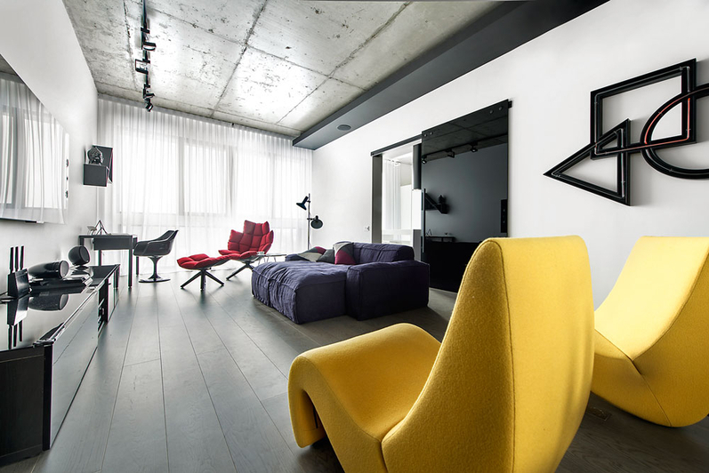 10 дизайнерских интерьеров гостиной в разных стилях